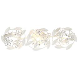 Crystorama Marselle 26" Wide Matte White 3-Light Bath Light