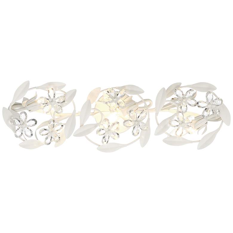 Image 1 Crystorama Marselle 3 Light Matte White Sconce