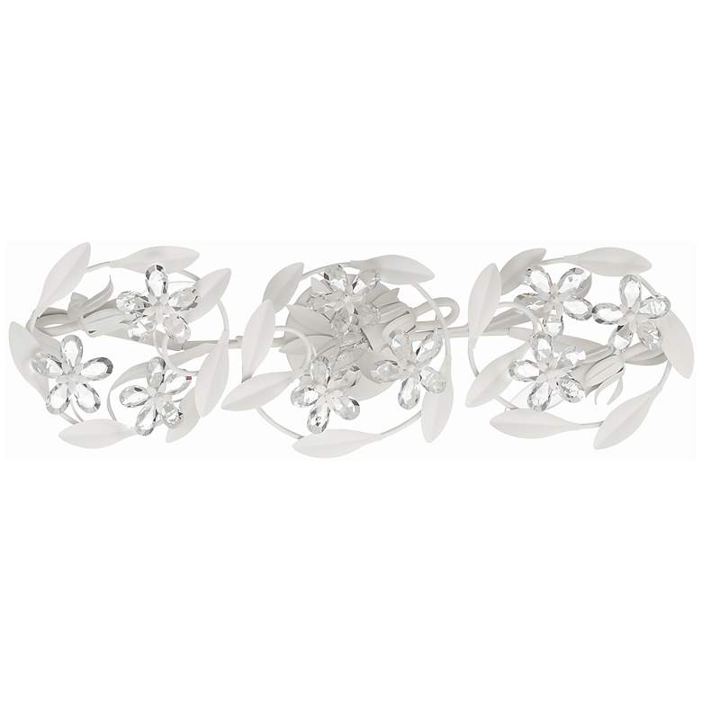 Image 3 Crystorama Marselle 3 Light Matte White Sconce more views