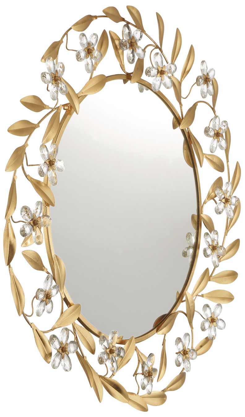 Thumbnail2 of Crystorama Marselle 30'' Antique Gold Mirror more views