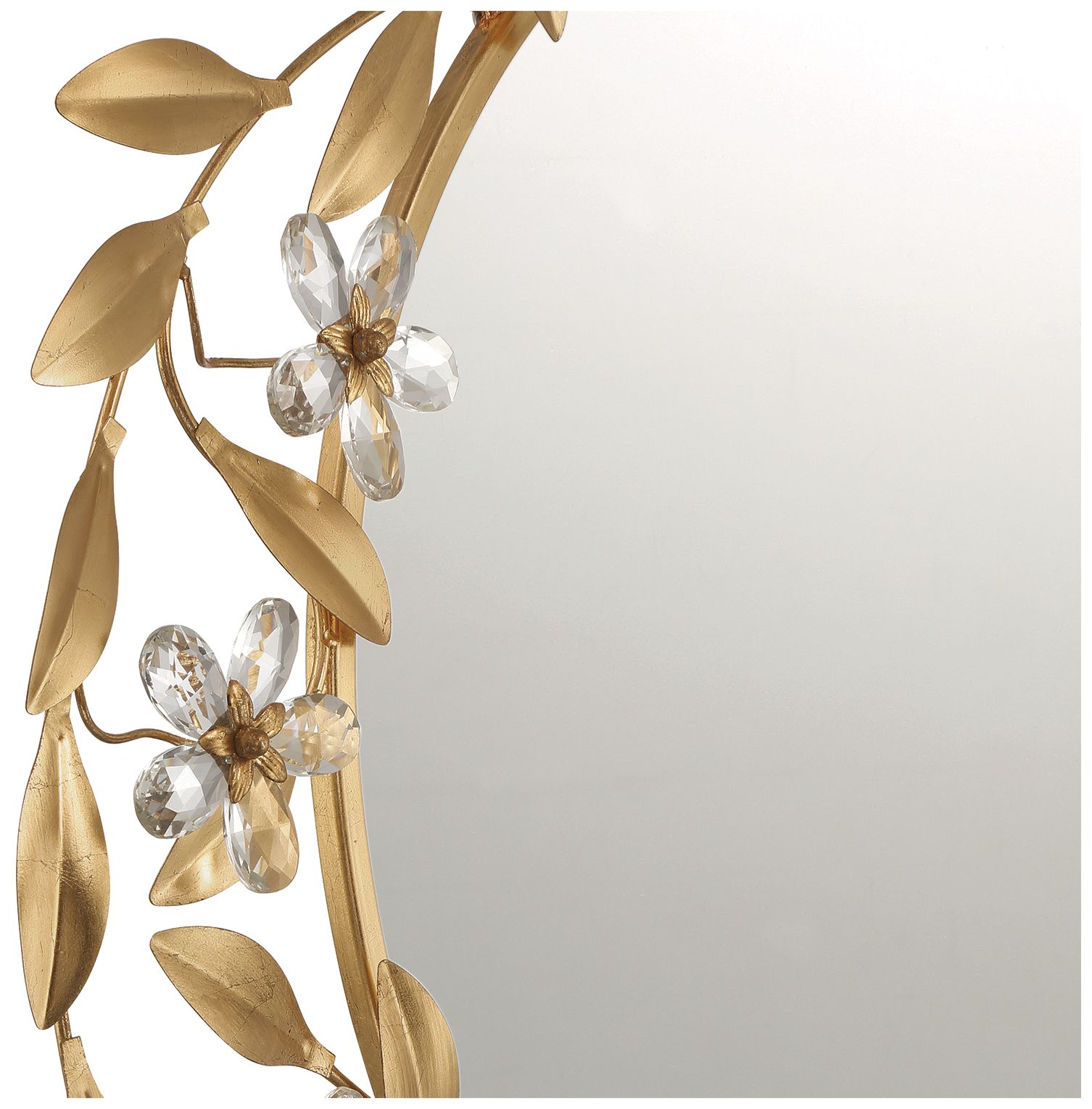 Thumbnail4 of Crystorama Marselle 30'' Antique Gold Mirror more views