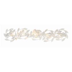 Crystorama Marselle 42" Wide Matte White 5-Light Bath Light