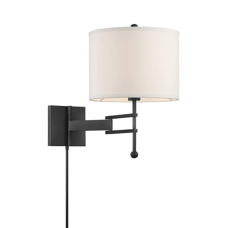 Image 3 Crystorama Marshall 18" High Matte Black Wall Sconce more views