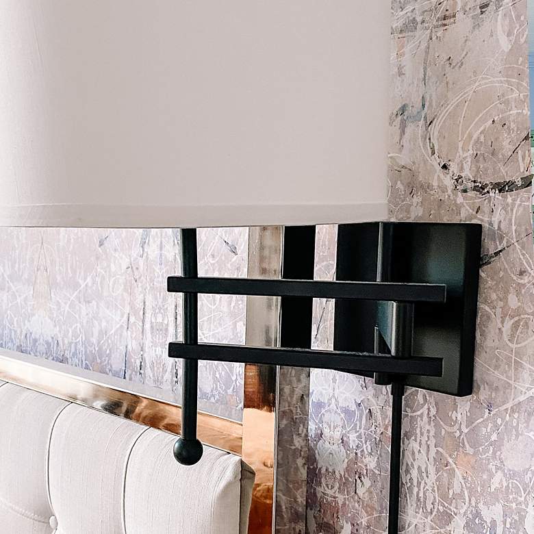 Image 5 Crystorama Marshall 18" High Matte Black Wall Sconce more views