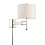 3_Crystorama Marshall 18" High Polished Nickel Wall Sconce more views