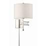 4_Crystorama Marshall 18" High Polished Nickel Wall Sconce more views