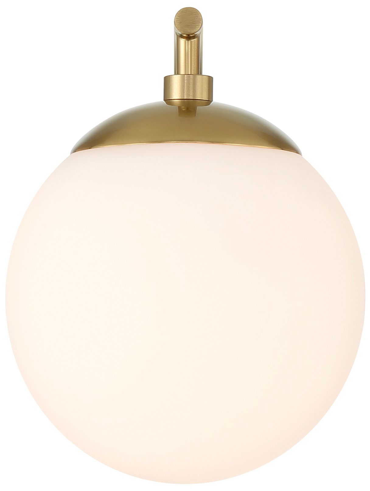 Image 3 Crystorama Maverick 6'' Vibrant Gold Bathroom Vanity more views