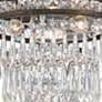 4_Crystorama Mercer 11" Wide English Bronze Crystal Ceiling Light more views