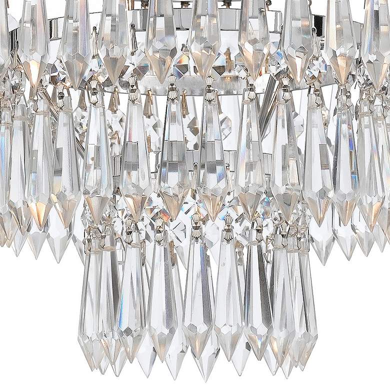 Image 5 Crystorama Mercer 11" Wide English Bronze Crystal Ceiling Light more views
