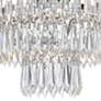 5_Crystorama Mercer 11" Wide English Bronze Crystal Ceiling Light more views