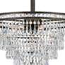 5_Crystorama Mercer 20"W English Bronze and Crystal Chandelier more views