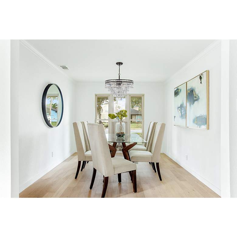 Image 6 Crystorama Mercer 20"W English Bronze and Crystal Chandelier more views