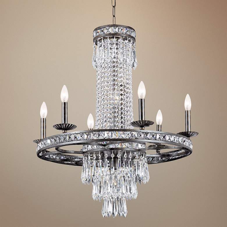 Image 1 Crystorama Mercer Collection 27" Wide Chandelier