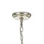 5_Crystorama Metro 15 1/2"W Antique Silver 3-Light Chandelier more views