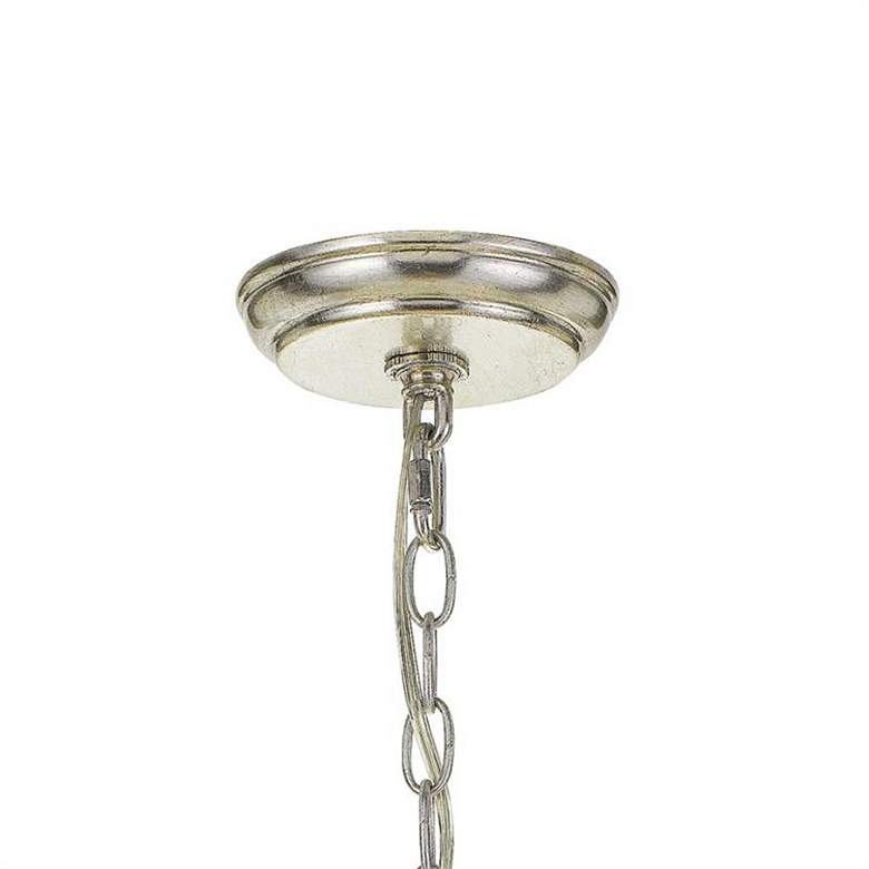 Image 6 Crystorama Metro 27 1/2" Wide 5-Light Antique Silver Chandelier more views