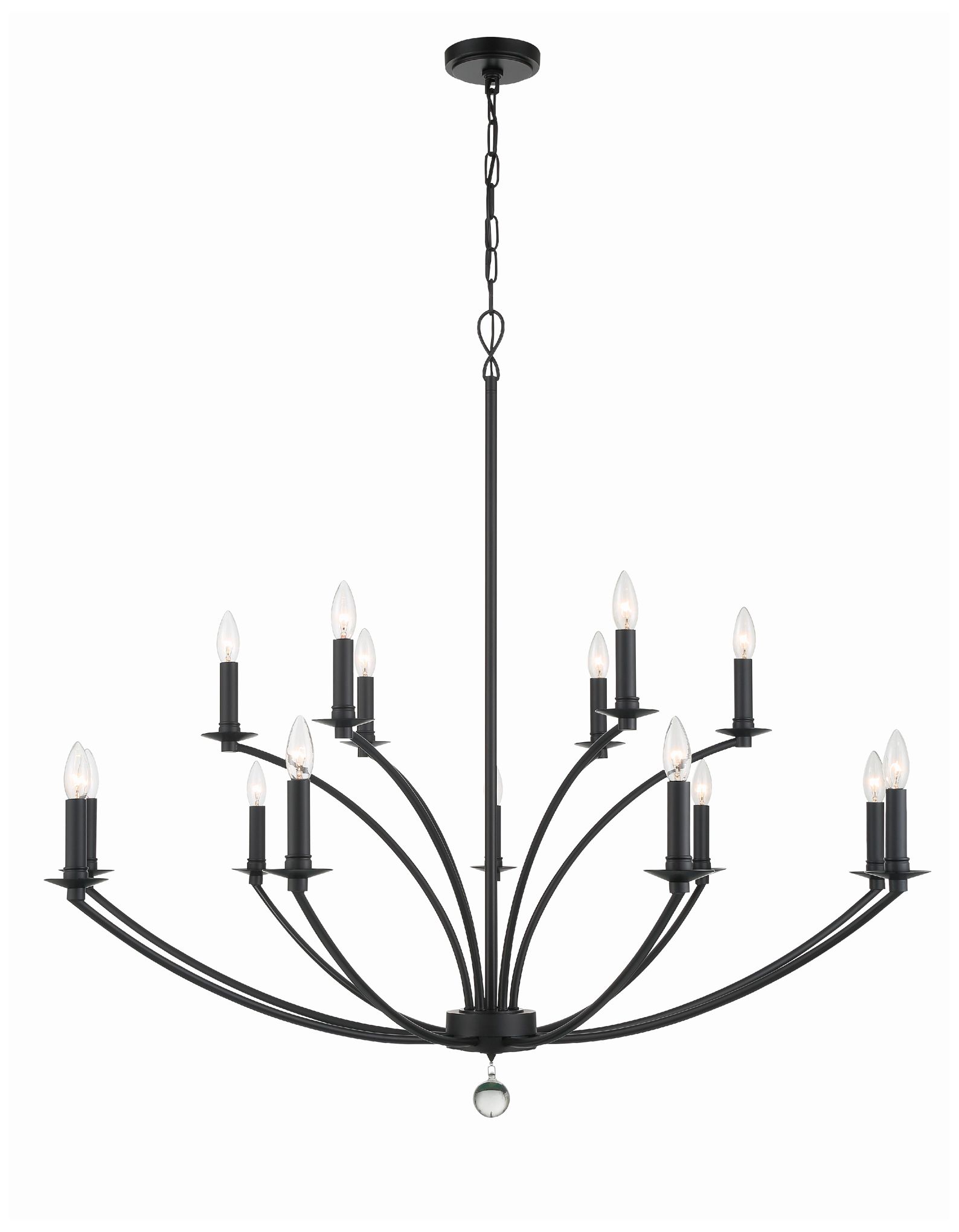 Crystorama Mila Black Collection