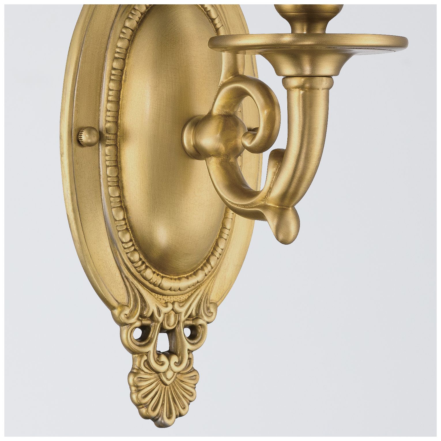 Crystorama Milford 4.25'' Aged Brass Sconce