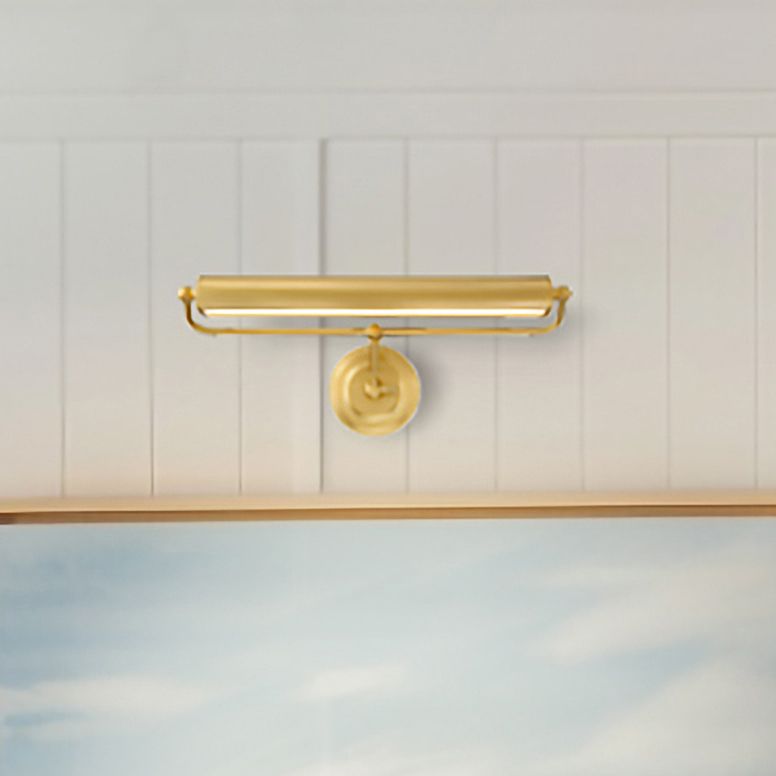 Image 7 Crystorama Miller 21.5'' LED Aged Brass Picture Light more views