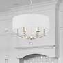 1_Crystorama Mirage 24"W Polished Nickel 6-Light Chandelier