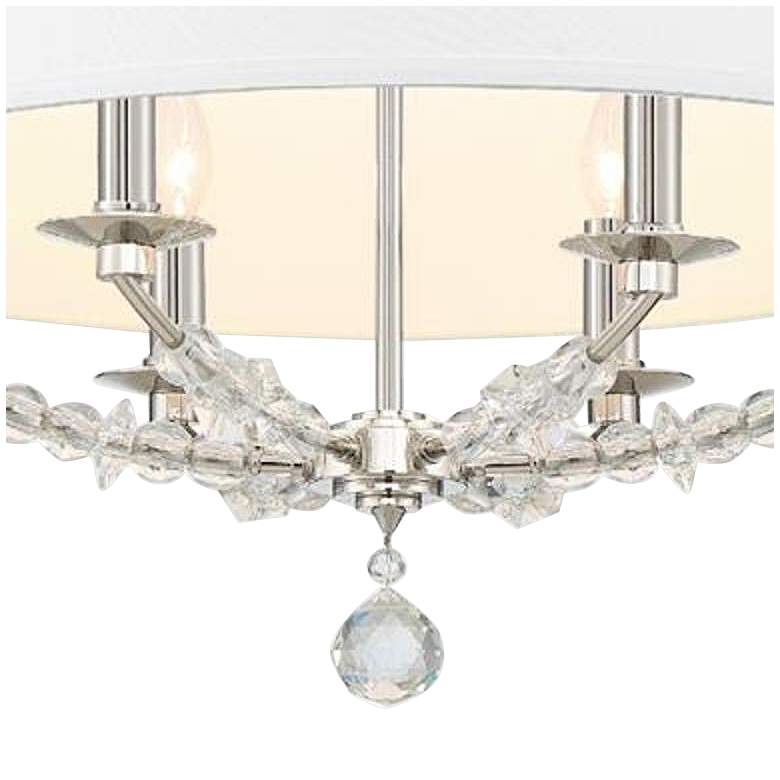 Image 2 Crystorama Mirage 24 inchW Polished Nickel 6-Light Chandelier more views