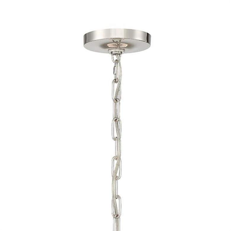 Image 6 Crystorama Mirage 24 inchW Polished Nickel 6-Light Chandelier more views