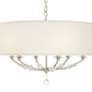 5_Crystorama Mirage 30" Wide Polished Nickel Pendant Light more views