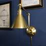 1_Crystorama Morgan 23" High Aged Brass Wall Sconce