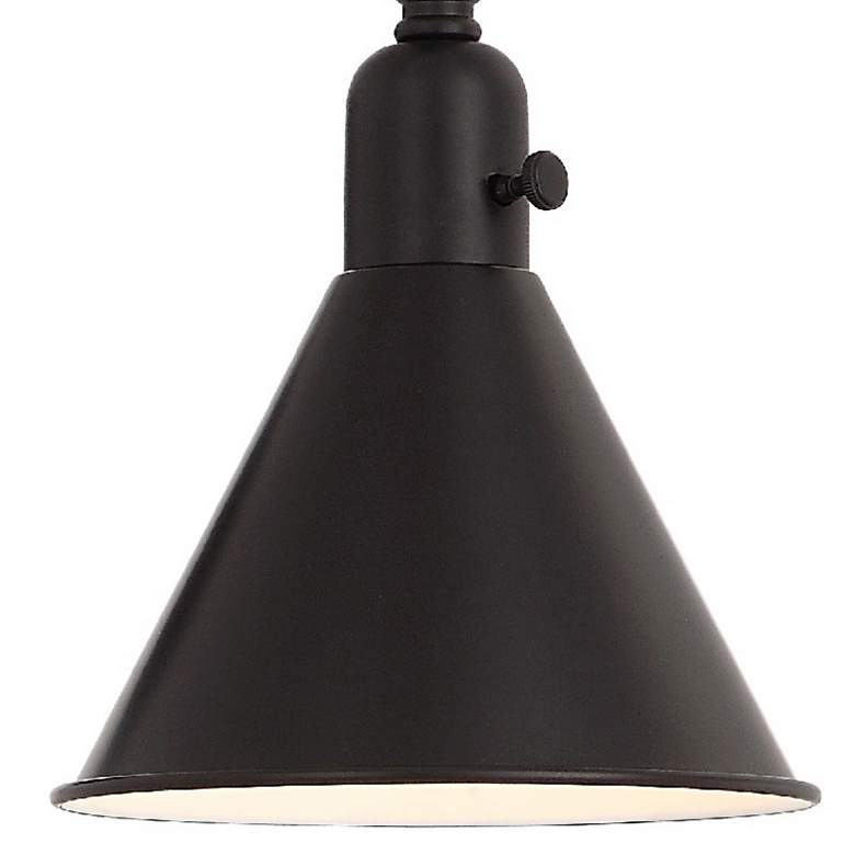 Image 3 Crystorama Morgan 23" High Matte Black Wall Sconce more views