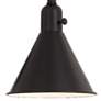 3_Crystorama Morgan 23" High Matte Black Wall Sconce more views