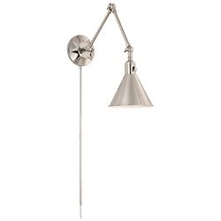 Crystorama Morgan 23" High Polished Nickel Wall Sconce