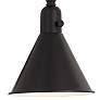4_Crystorama Morgan 7" High Matte Black Wall Sconce more views