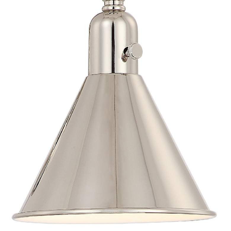 Image 4 Crystorama Morgan 7" High Polished Nickel Wall Sconce more views