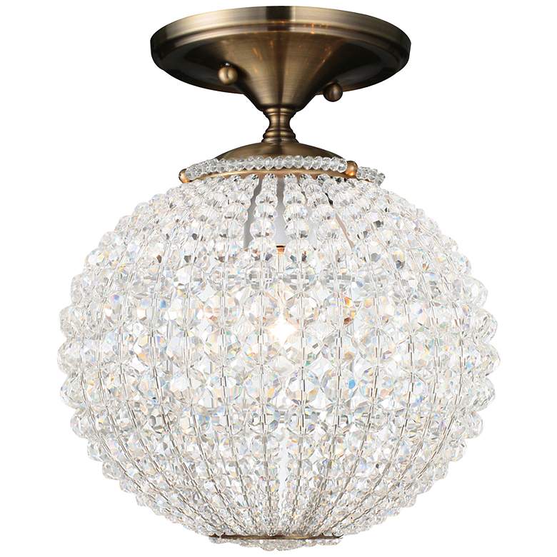 Image 1 Crystorama Newbury Collection 10 inch Wide Ceiling Light