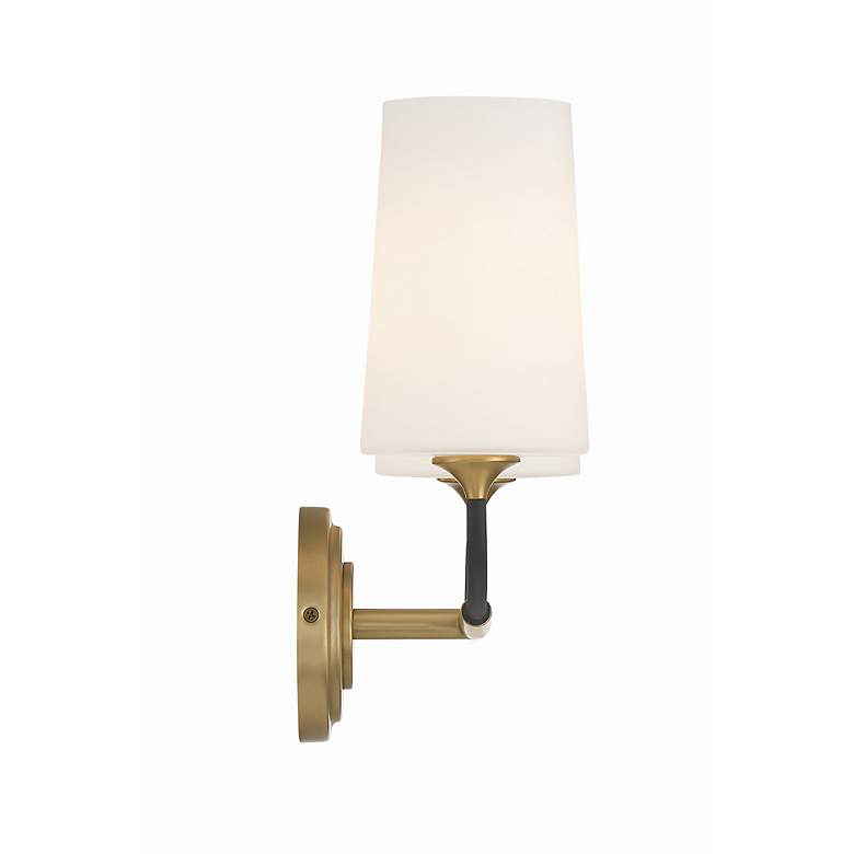Image 4 Crystorama Niles 12" High Modern Gold 2-Light Wall Sconce more views