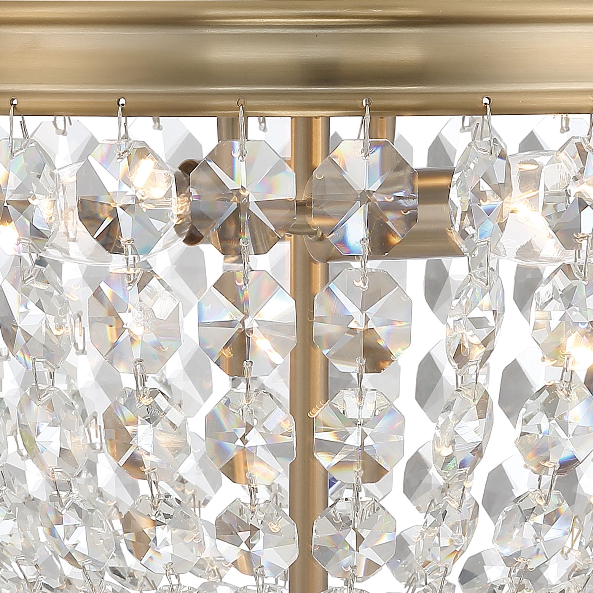 Image 5 Crystorama Nola 11.5'' Vibrant Gold Flush Mount more views