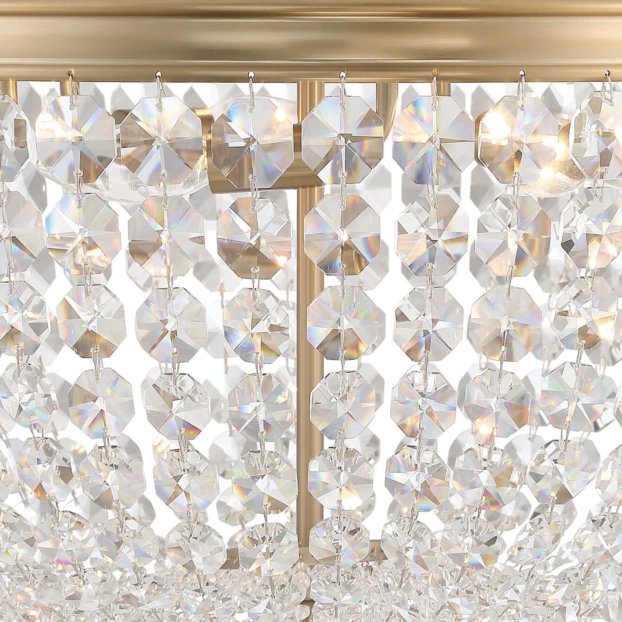 Image 5 Crystorama Nola 20'' Vibrant Gold Flush Mount more views