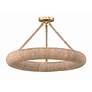 4_Crystorama Oakley 24" Wide Soft Gold LED Ceiling Light more views