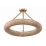 5_Crystorama Oakley 24" Wide Soft Gold LED Ceiling Light more views