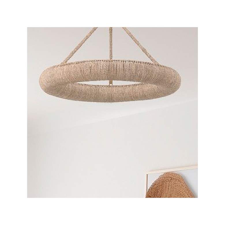 Image 6 Crystorama Oakley 24" Wide Soft Gold LED Ceiling Light more views