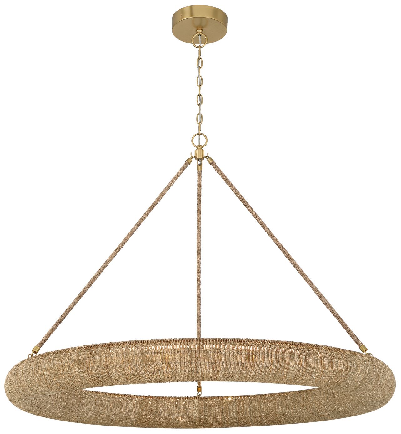 Crystorama Oakley 48'' Integrated LED Soft Gold Chandelier
