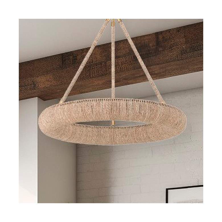 Image 7 Crystorama Oakley 6 Light Soft Gold Chandelier more views