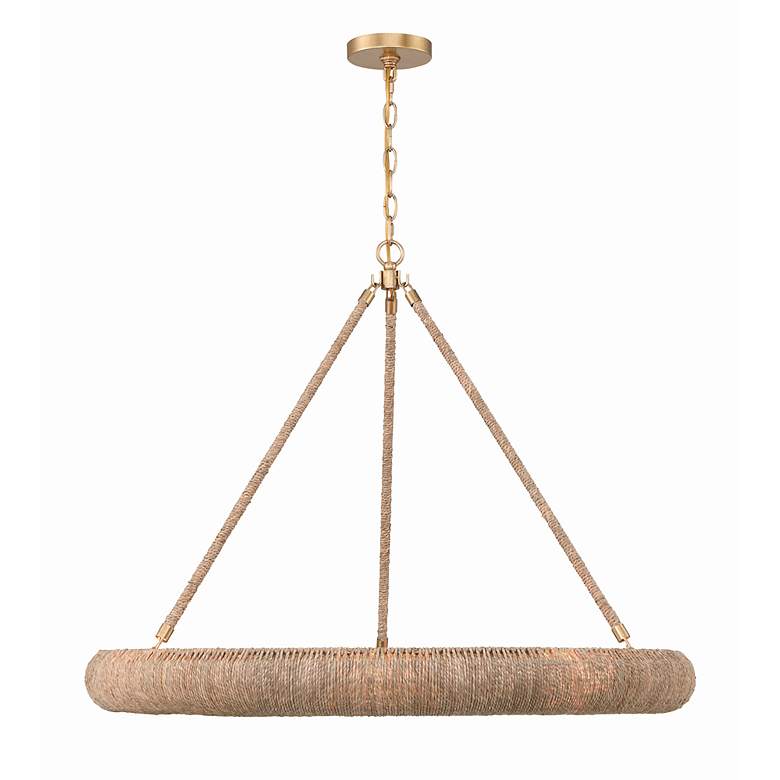 Image 5 Crystorama Oakley 8 Light Soft Gold Chandelier more views
