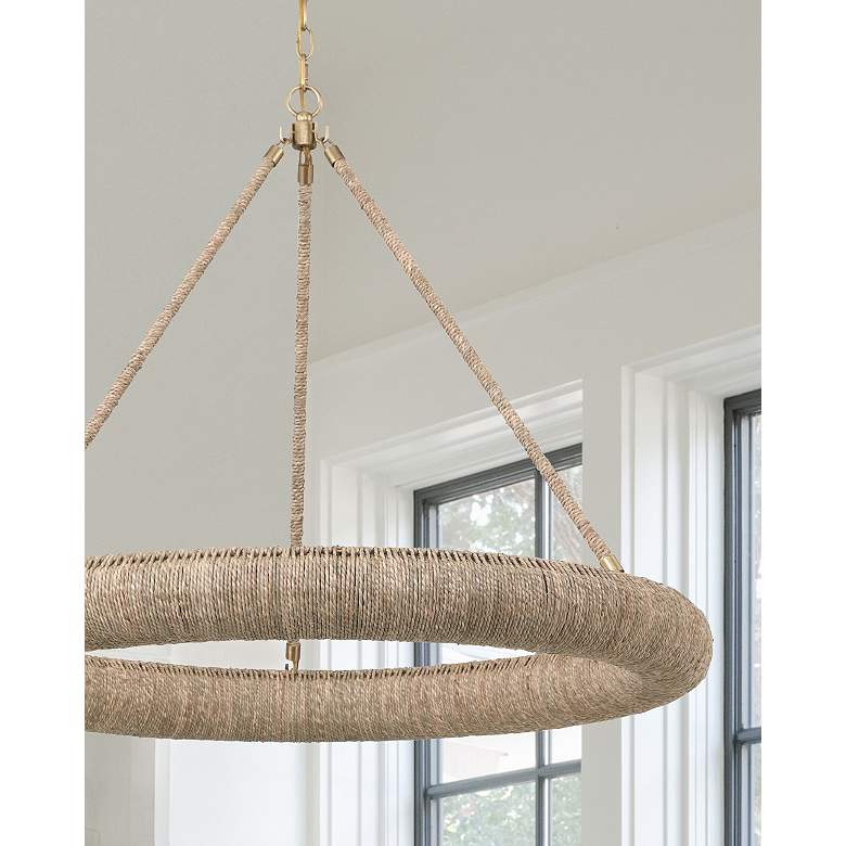 Image 7 Crystorama Oakley 8 Light Soft Gold Chandelier more views