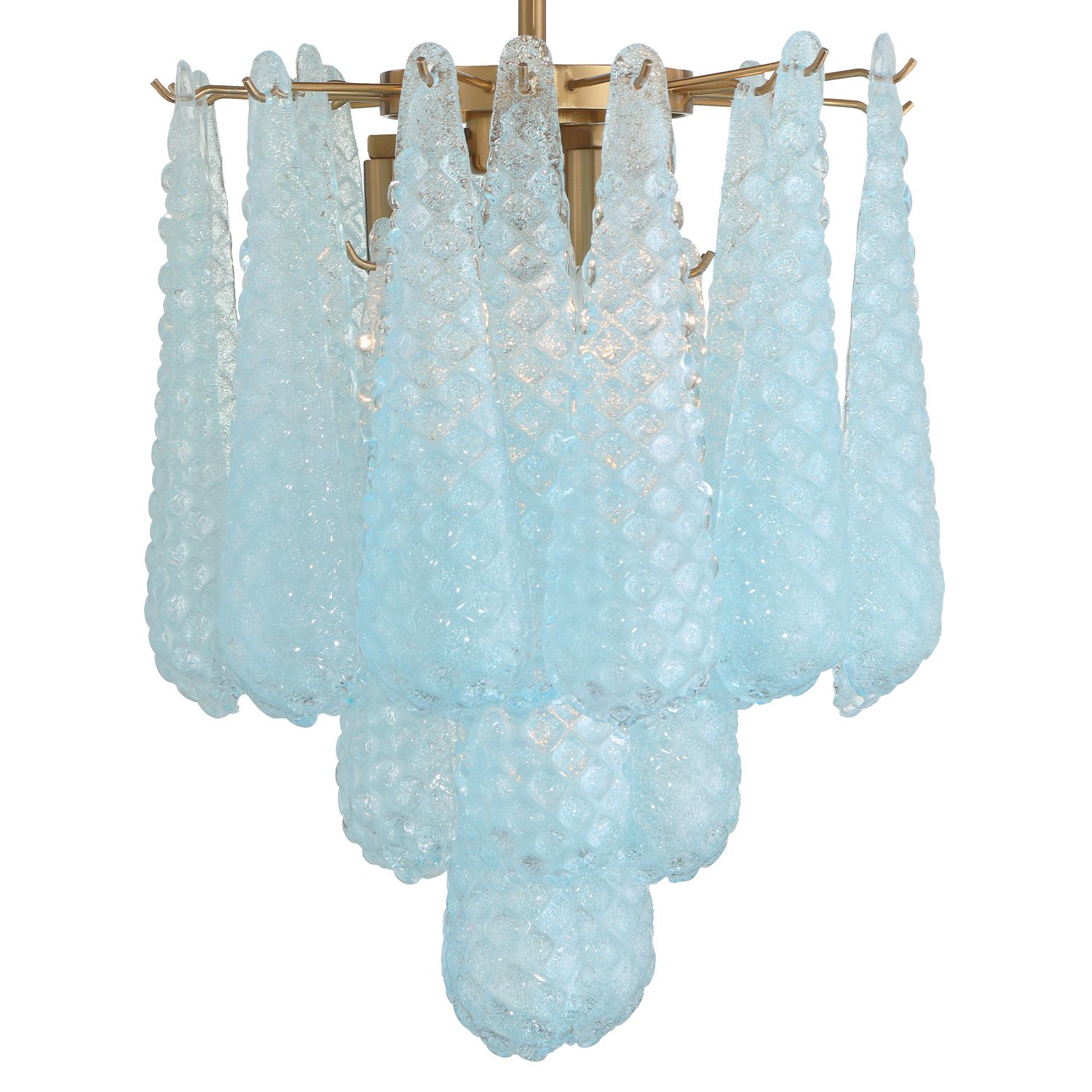 Image 6 Crystorama Ollie 14.25'' Aged Brass Semi Flush Mount more views