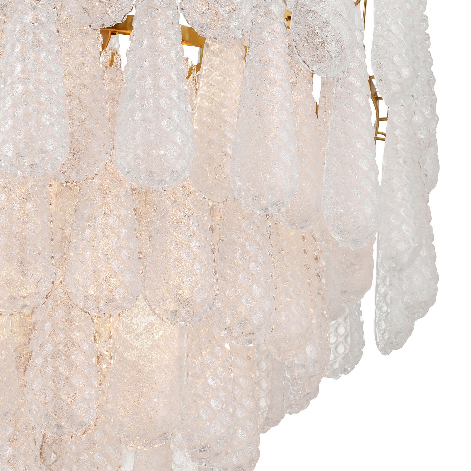 Image 2 Crystorama Ollie 33.25'' Aged Brass Chandelier more views