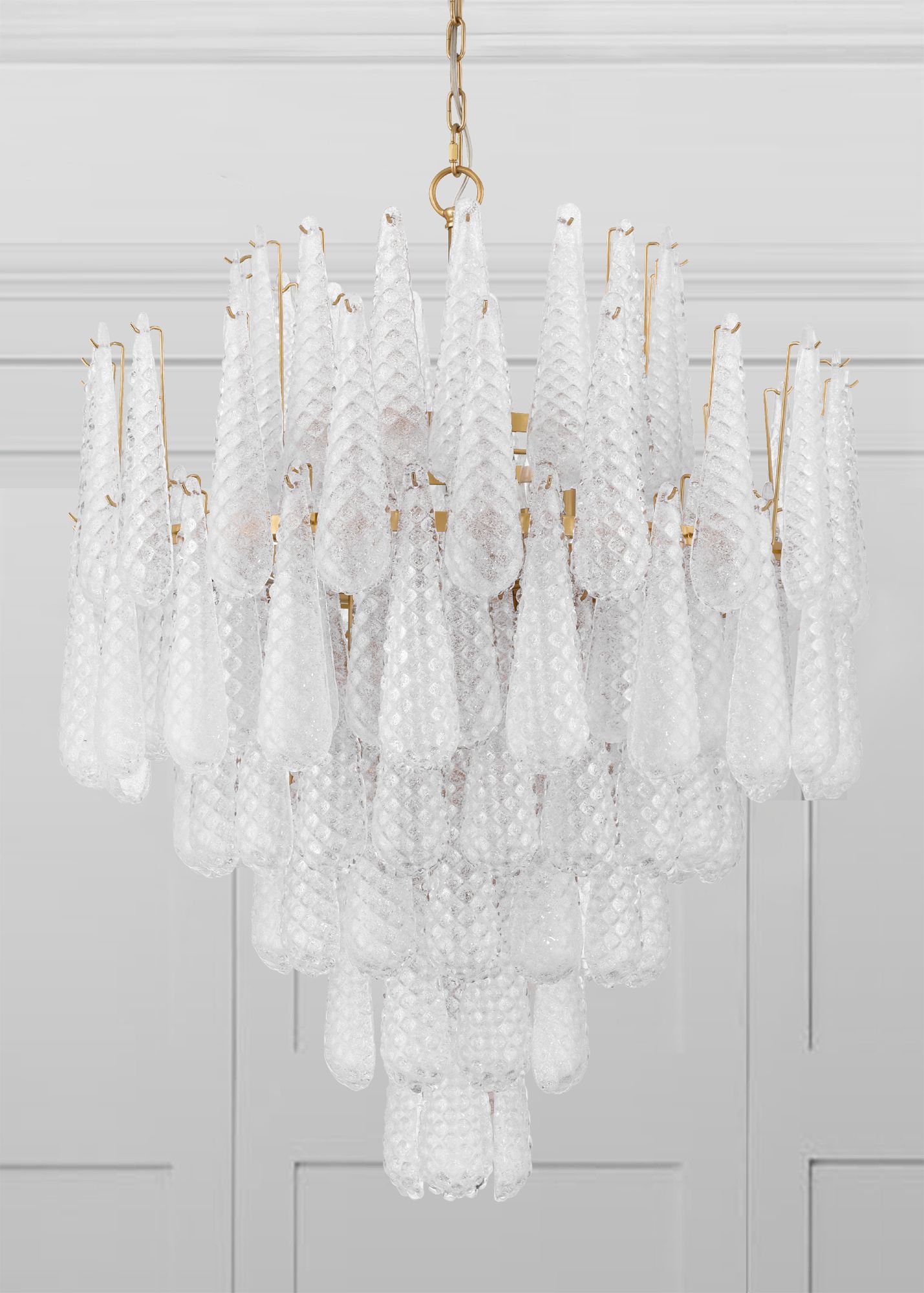 Image 6 Crystorama Ollie 33.25'' Aged Brass Chandelier more views