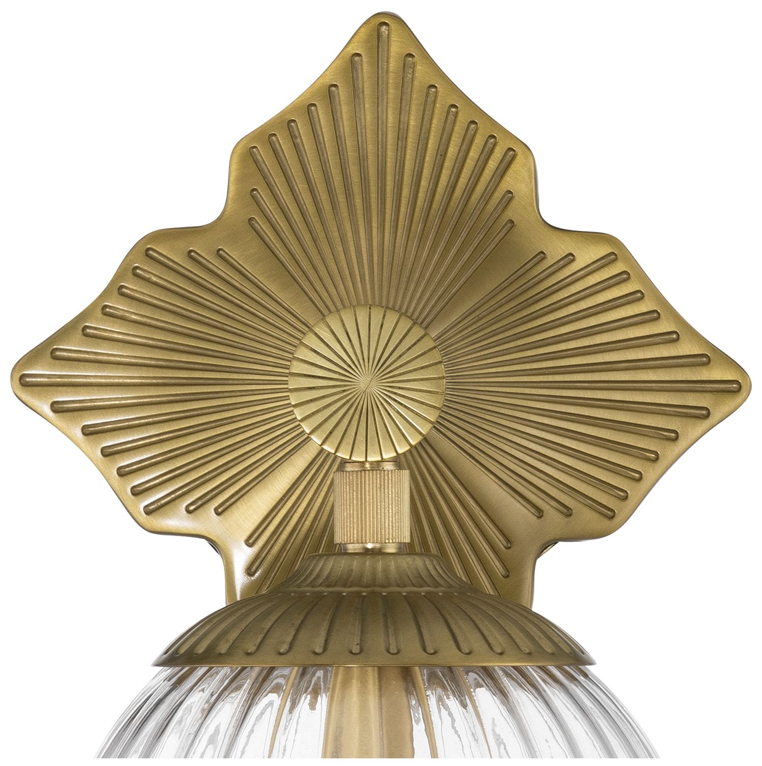 Thumbnail3 of Crystorama Orly 7.5'' Aged Brass Sconce more views