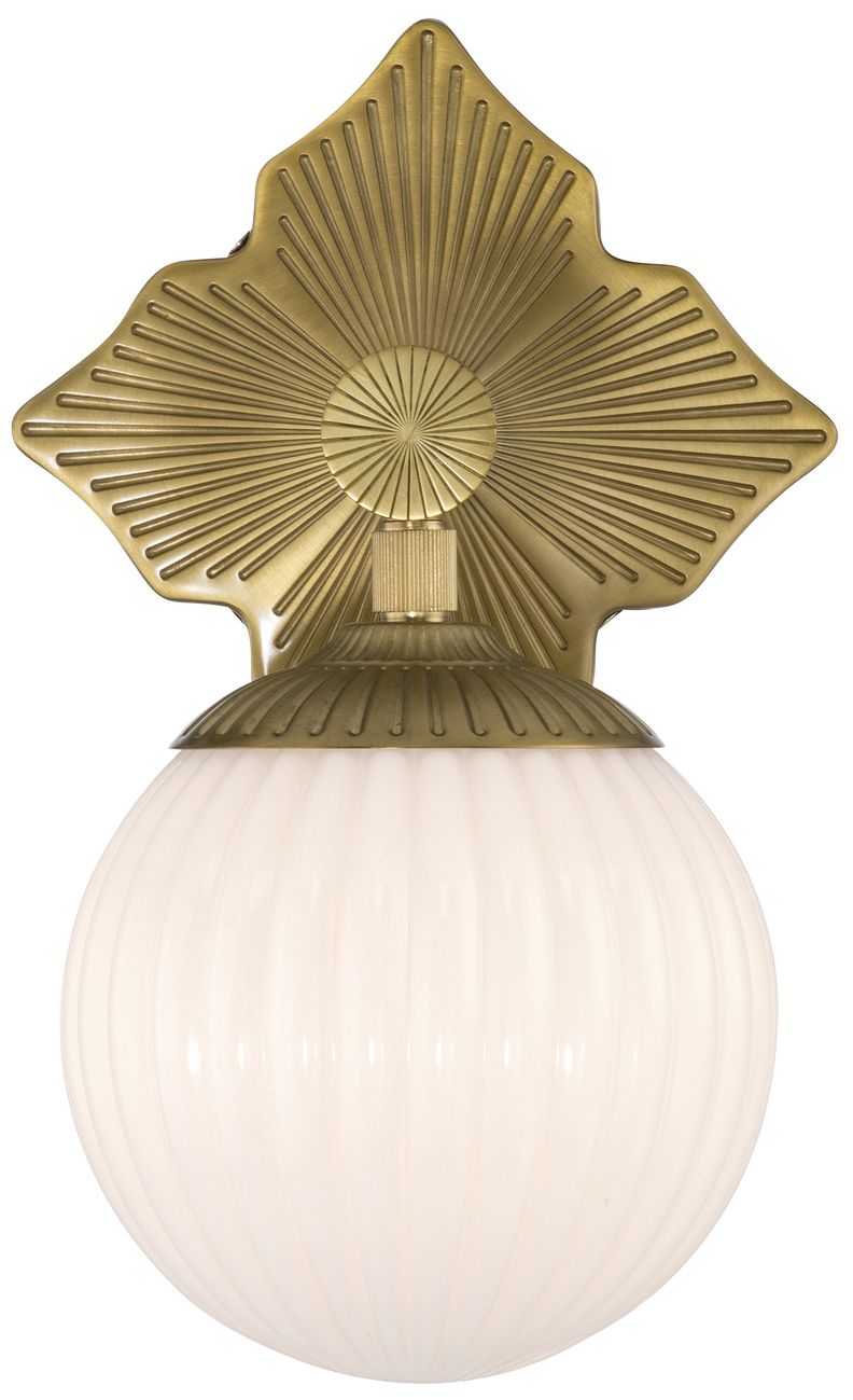 Image 3 Crystorama Orly 7.5'' Aged Brass Sconce more views