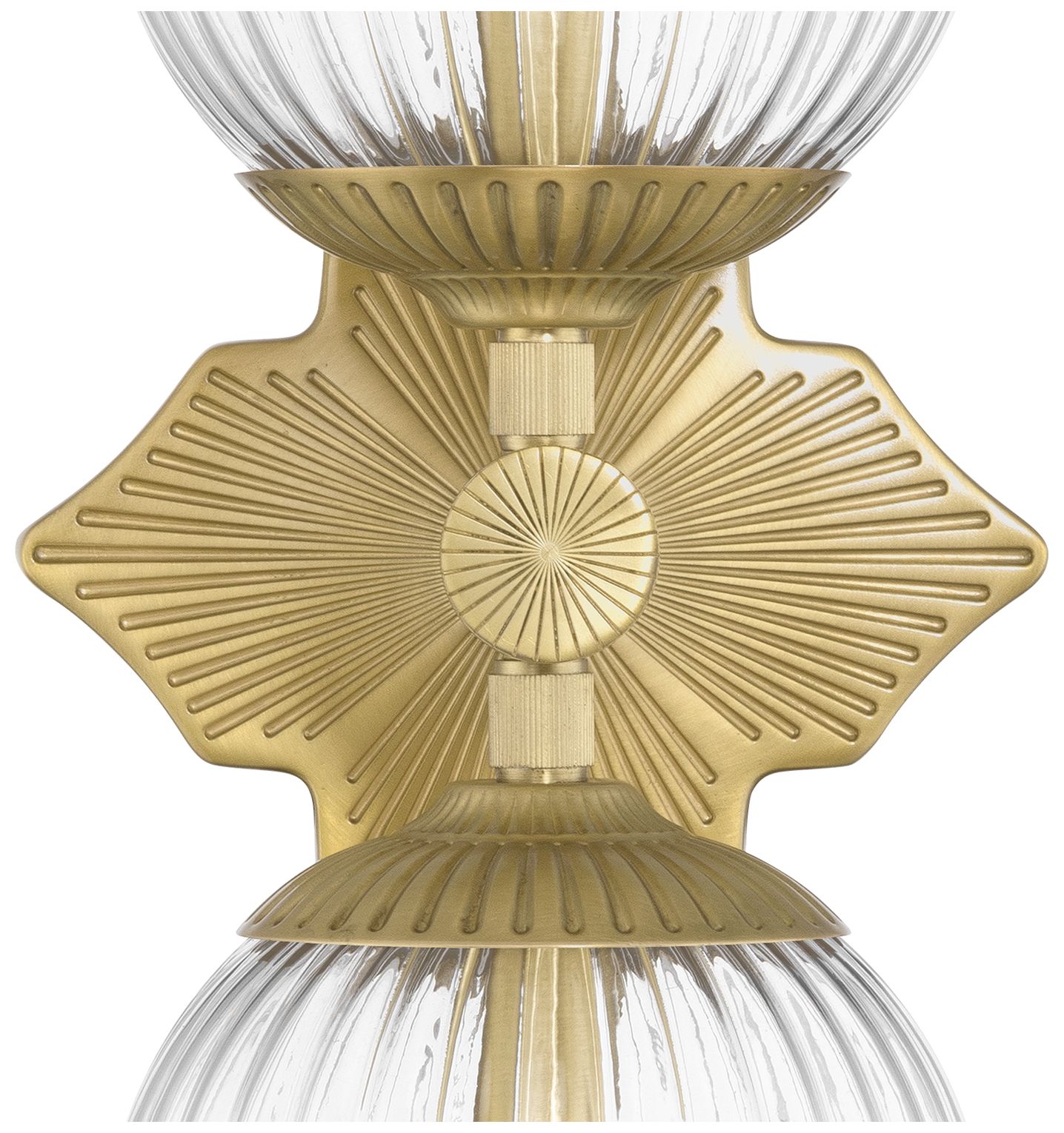 Crystorama Orly 7.5'' Aged Brass Sconce