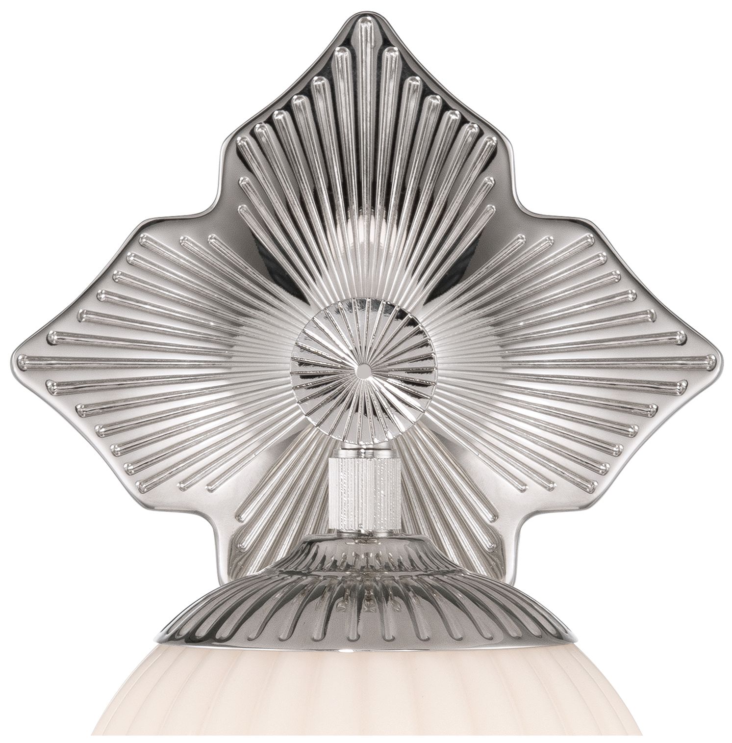 Image 6 Crystorama Orly 7.5'' Polished Nickel Sconce more views